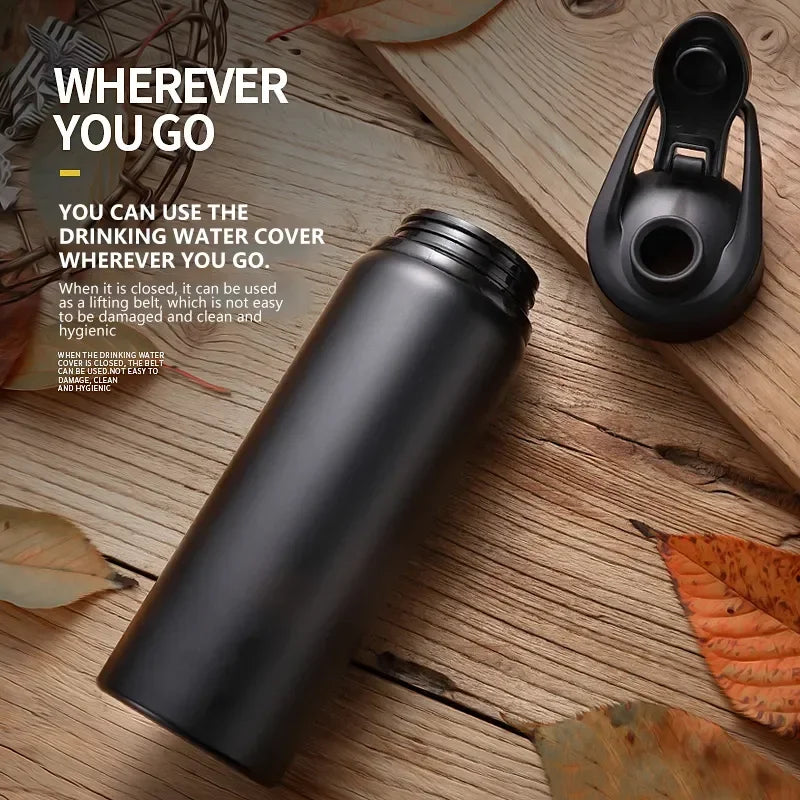 Portable Stainless Steel Water Bottle: Bicycle Riding, Outdoor Sports