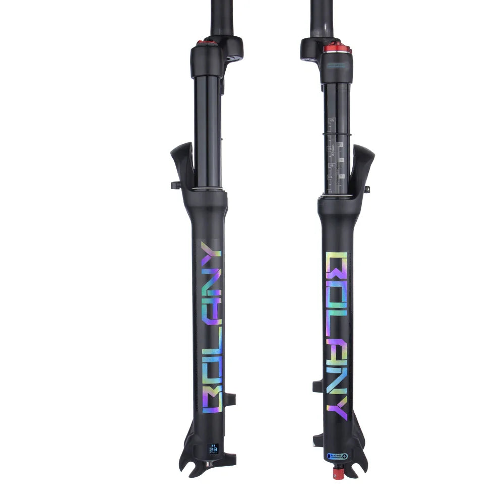 rebound adjustable mtb air front suspension